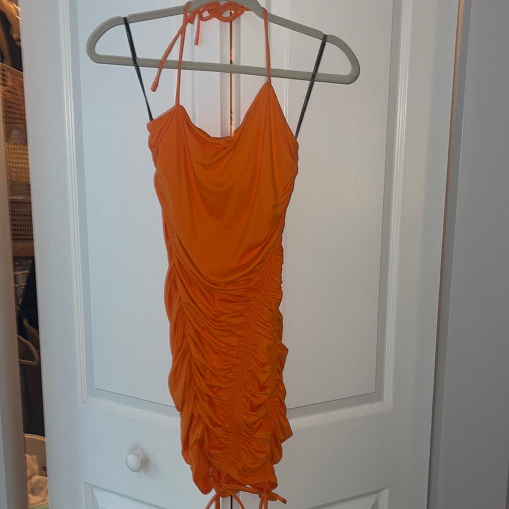 Forever 21 orange mini dress